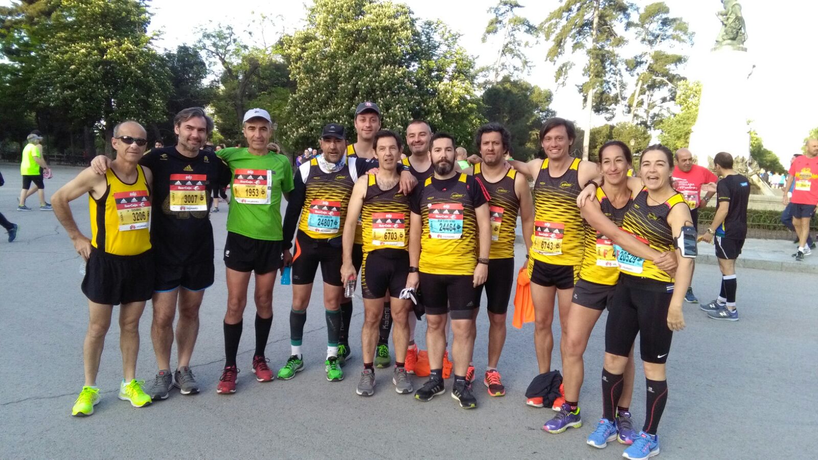 Nuestros Veteranos en el Maratón de Madrid